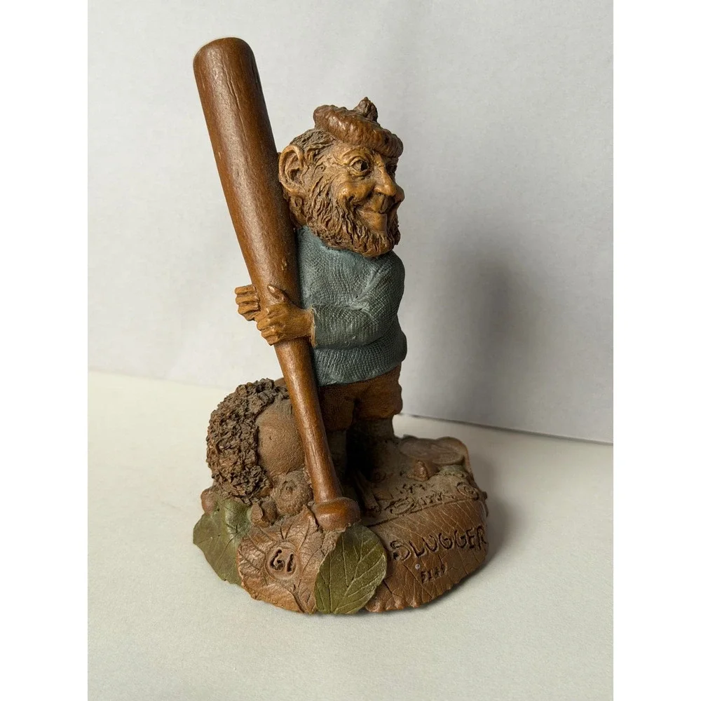 Vintage Tom Clark‎ Slugger Baseball Gnome Figurine 1991 Cairn Studio Resin Art